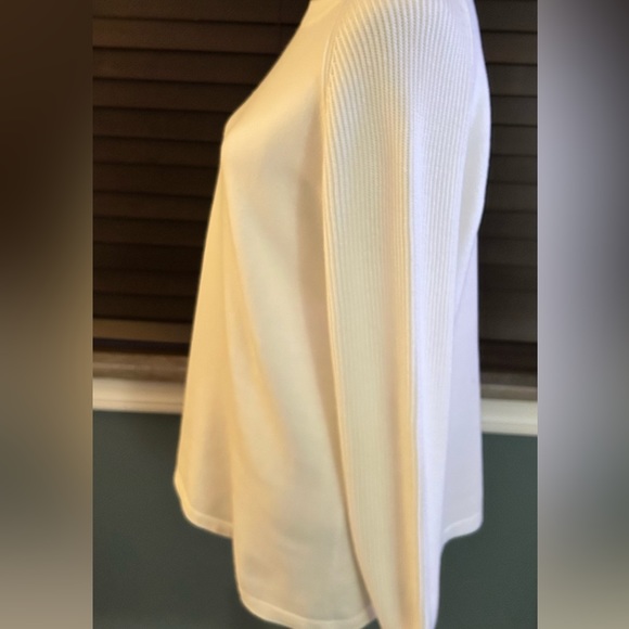 Vince Ribbed Raglan Sleeve Knit Crew Neck Sweater❤️ - Picture 3 of 4